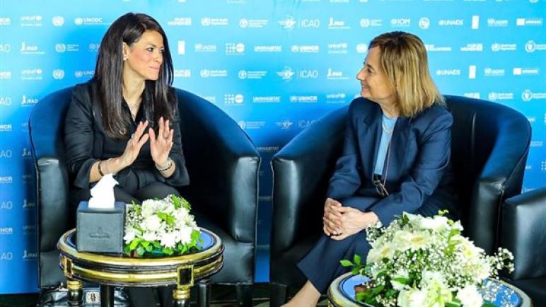 وزيرة التعاون الدولى تبحث تعزيز التعاون مع نائب رئيس بنك الاستثمار الأوروبى