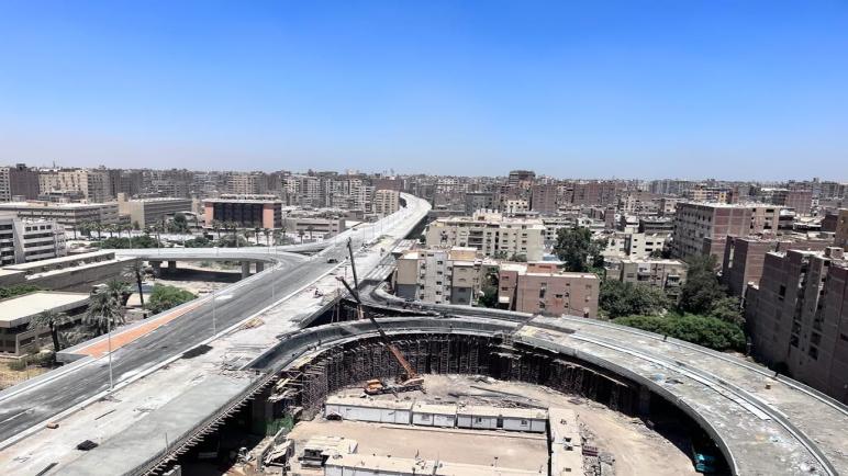 رئيس “الجهاز المركزى للتعمير” يتفقد أعمال تنفيذ مشروع محور عمرو بن العاص الحر