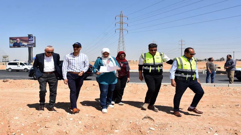 جولة تفقدية لـ مسئولو “الإسكان” بمشروعات الطرق الجارى تنفيذها في القاهرة الجديدة