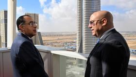 رئيس الوزراء ووزير الإسكان يتفقدان منطقة الأبراج المركزية بالعاصمة الإدارية