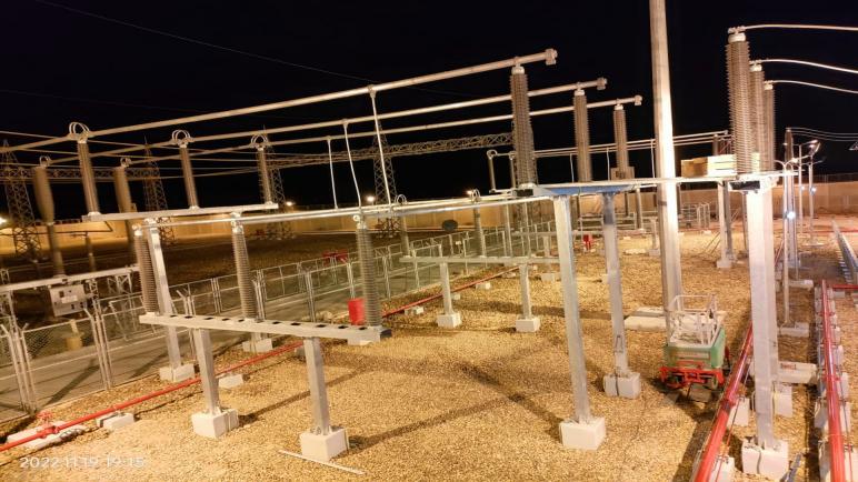 “نقل الكهرباء” تنتهى من تشغيل أول محطة معوضات قدرة فى مصر “STATCOM” بشرق العوينات