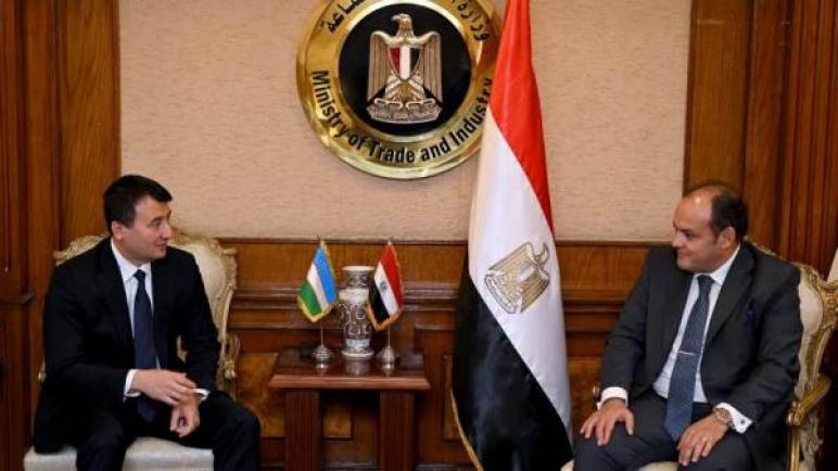 وزير الصناعة يبحث مع نائب رئيس وزراء أوزباكستان تعزيز التعاون الصناعي والاستثمارى المشترك