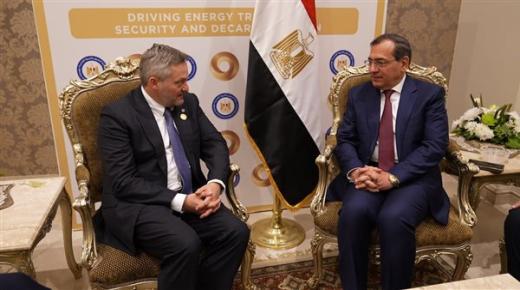إيجبس 2024.. وزير البترول يلتقي الرئيس التنفيذي لشركة “بى بى” العالمية