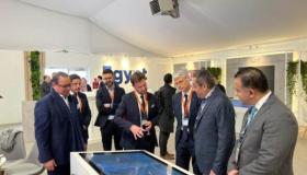 رئيس معرض “Mipim” العقارى العالمى يتجول في الجناح المصري ويشيد بحجم الإنجاز المحقق