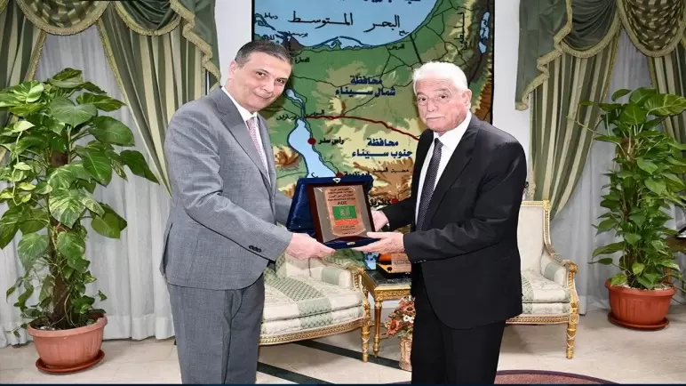 محافظ جنوب سيناء يبحث مع رئيس البنك الزراعي دعم وتمويل المشروعات الصغيرة