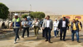 جولة تفقدية لمسئولو الإسكان بالسويس الجديدة لمتابعة مشروعات المدينة