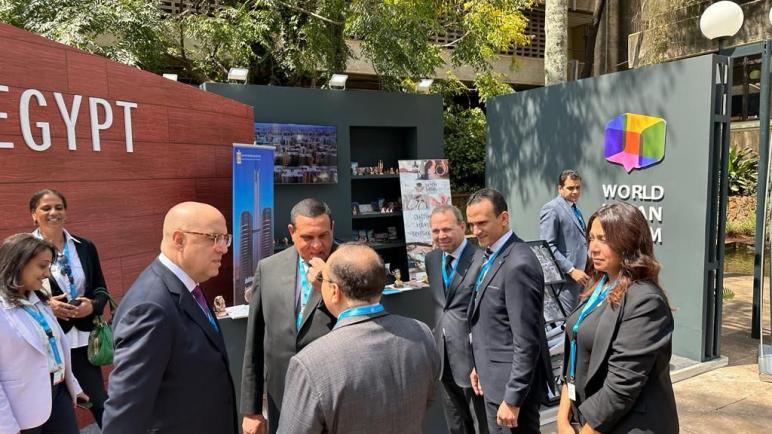 وزيرا الإسكان والتنمية المحلية يفتتحان الجناح المصري ببرنامج الأمم المتحدة بنيروبى
