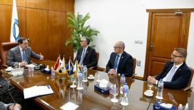 وزير البترول يستقبل النائب الأول لرئيس شركة توتال للطاقة لقارة إفريقيا