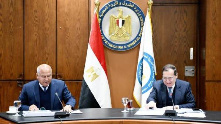 اجتماع بين وزيرا البترول والنقل لمناقشة ودعم العمل المشترك