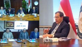 وزير البترول يتابع خطة التوسع فى توصيل الغاز الطبيعى للمنازل