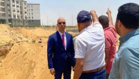 جولة تفقدية لرئيس جهاز القاهرة الجديدة لمتابعة أعمال المرافق والطرق الجارية بالمدينة