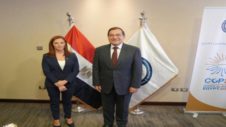 وزير البترول يبحث مع وزيرة الطاقة في مالطا تعزيز الشراكة في صناعة الغاز