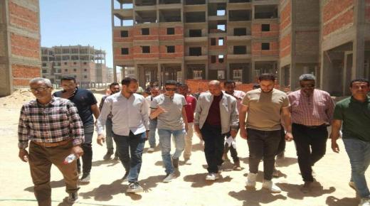رئيس “جهاز 15 مايو” يتابع معدلات تنفيذ وحدات “سكن كل المصريين”
