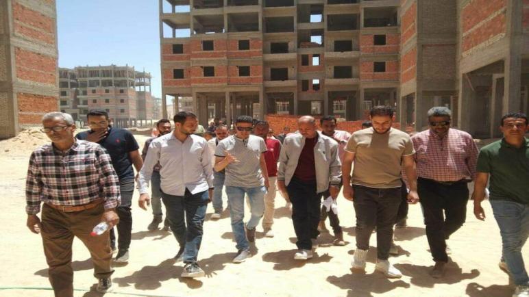 رئيس “جهاز 15 مايو” يتابع معدلات تنفيذ وحدات “سكن كل المصريين”