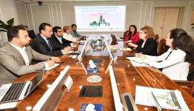 مسئولو الإسكان والبنك الأوروبي يستعرضون خطة التحول الأخضر لمدينة 6 أكتوبر