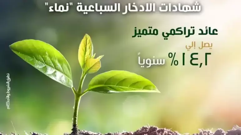 تفاصيل ومزايا شهادات الادخار السباعية «نماء» من بنك فيصل الإسلامي