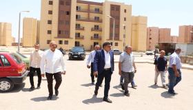 جولة تفقدية لمسئولو “الإسكان” بالمشروعات الجارية في مدينة السادات