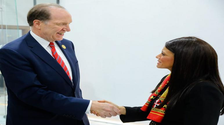 هاتفيا.. وزيرة التعاون تبحث ملفات التعاون المشترك مع رئيس مجموعة البنك الدولي