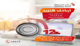 بنك البركة.. تفاصيل ومزايا الودائع للأفراد والشركات بعائد يصل إلى 12%