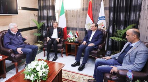 وزير البترول يبحث مع السفير الايطالي ووفد “تكنيب” التعاون فى قطاع الطاقة